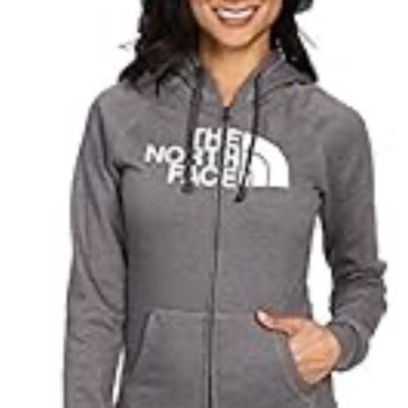 The North Face Jackets & Blazers - The North Face Heather Gray Zip-Up Hoodie